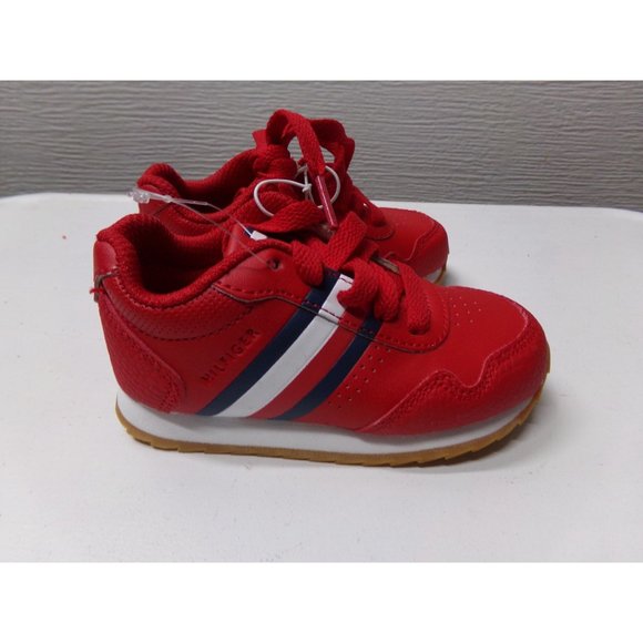 Tommy Hilfiger Shoes Tommy Hilfiger Red Lace Up Athletic Shoes